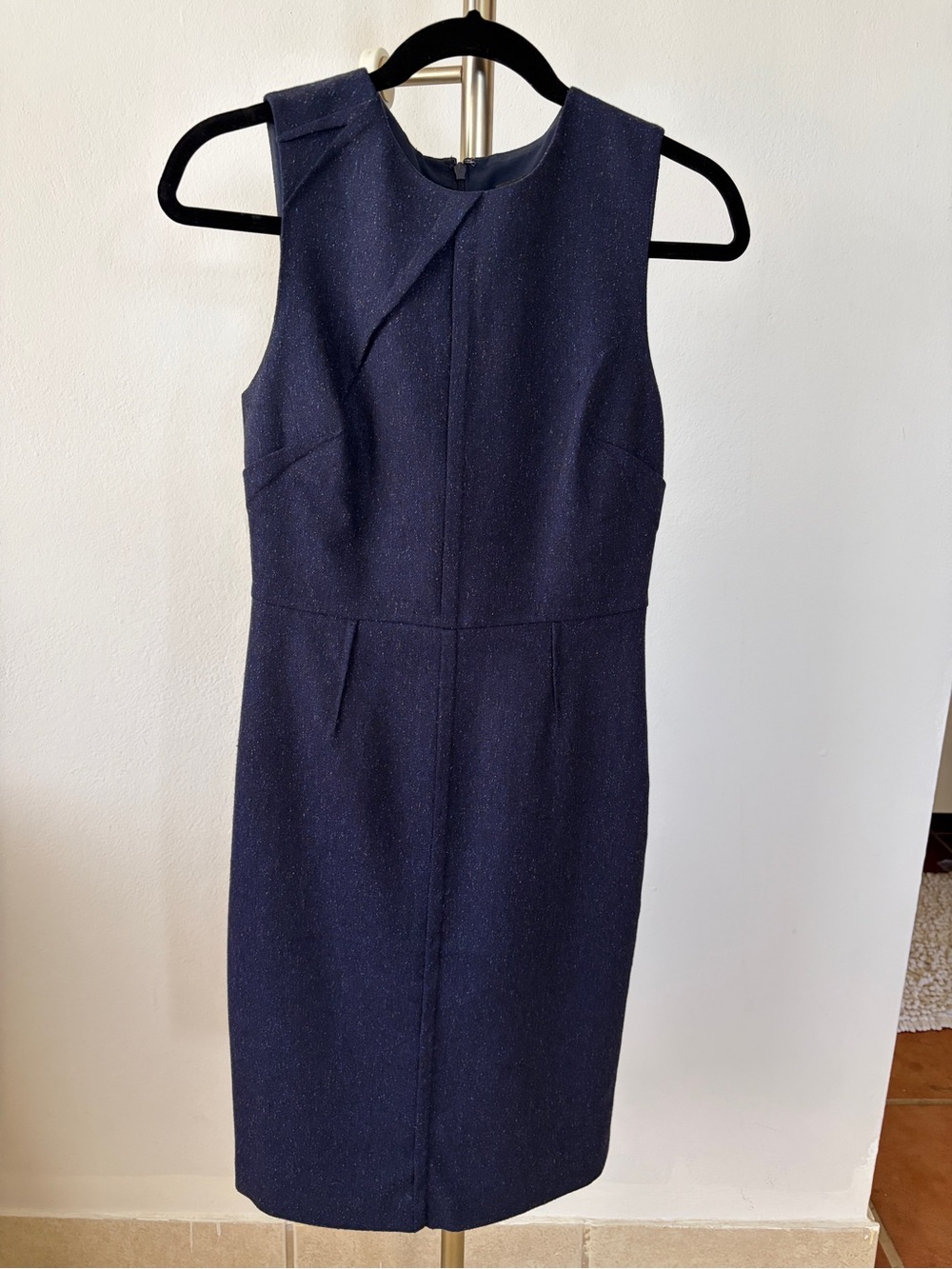 Classic Navy Sheath Dress